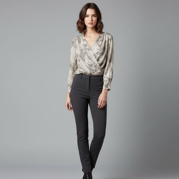 INC International Concepts Animal Print Blouse - Picture 3 of 9